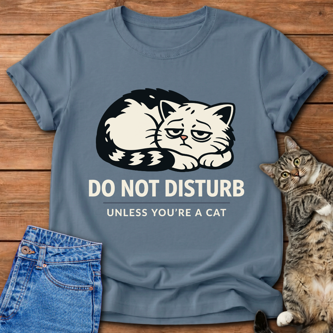 Do Not Disturb Unless You’re a Cat T-Shirt