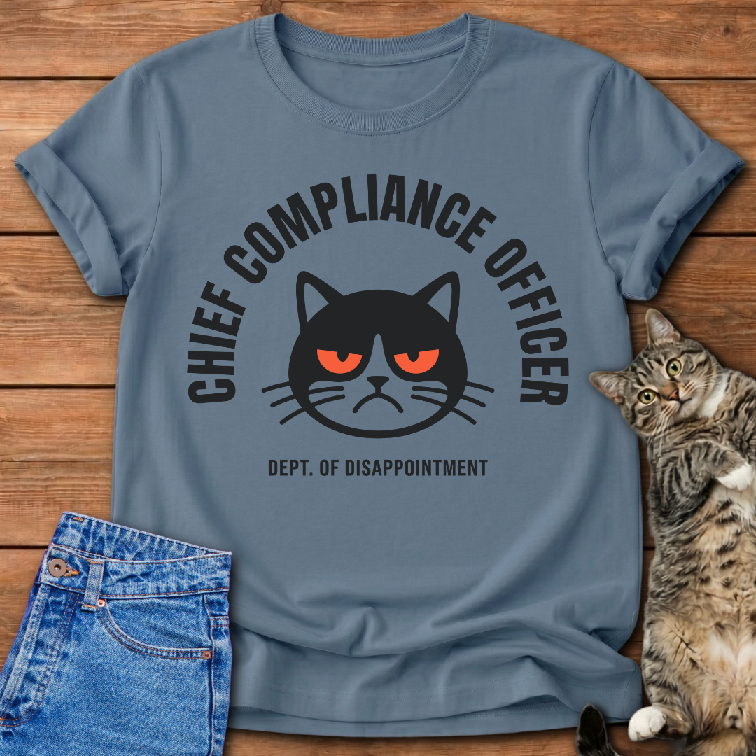 Chief Compliance Officer Cat T-Shirt