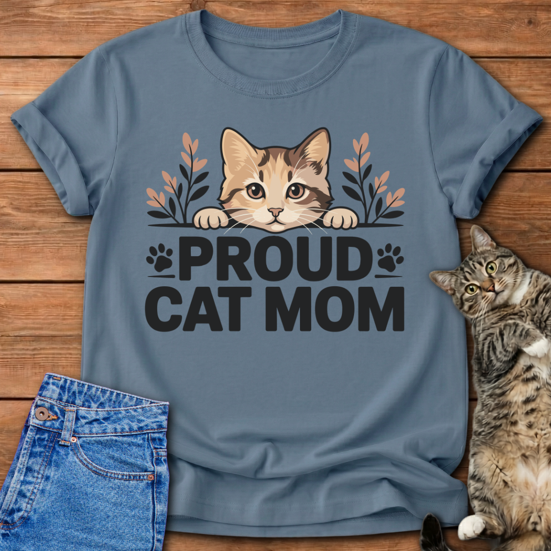 Proud Cat Mom T-Shirt