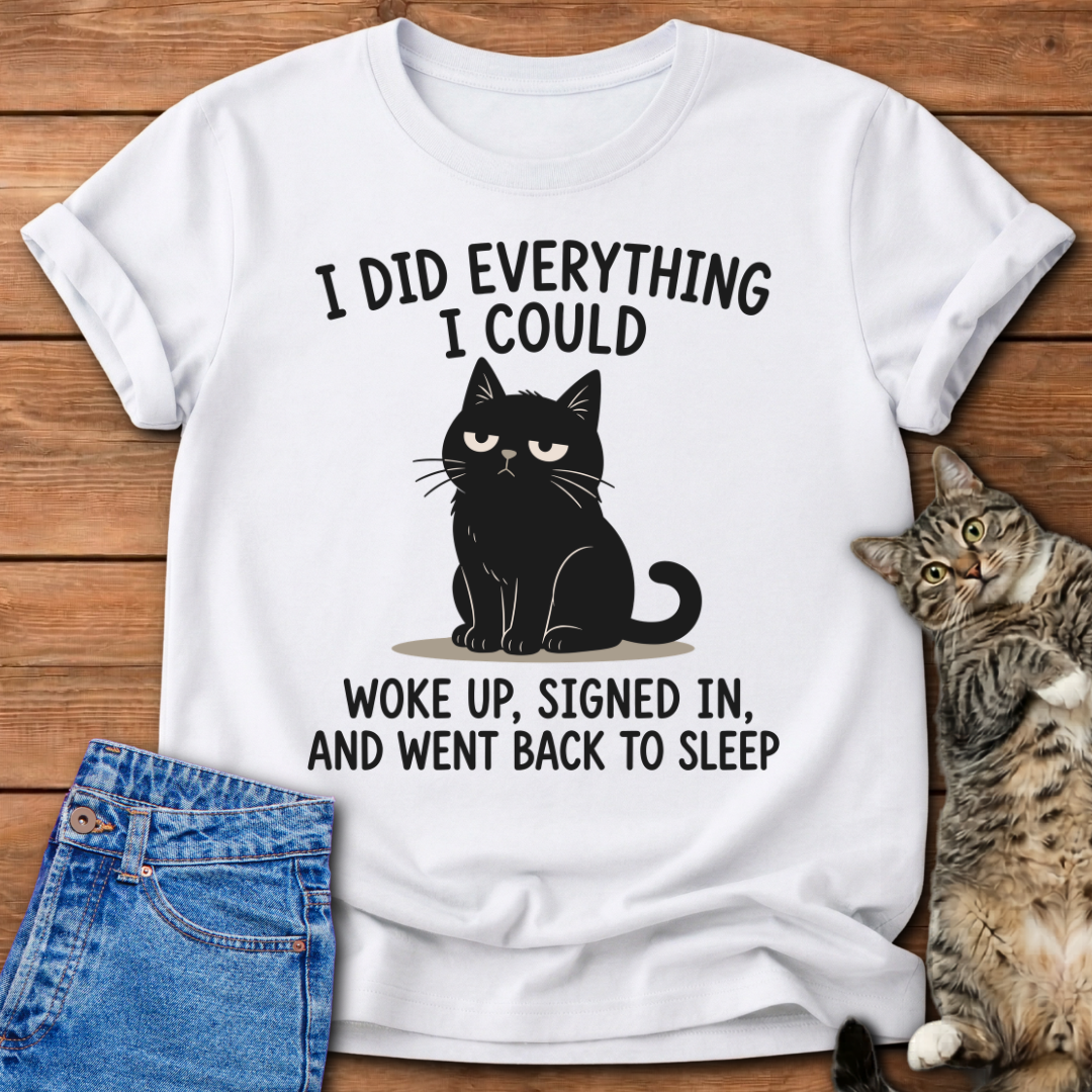 Productive Cat T-Shirt