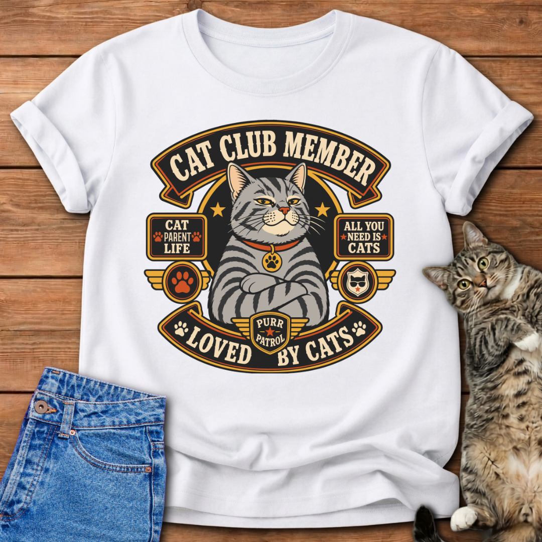 Cat Club Member T-Shirt
