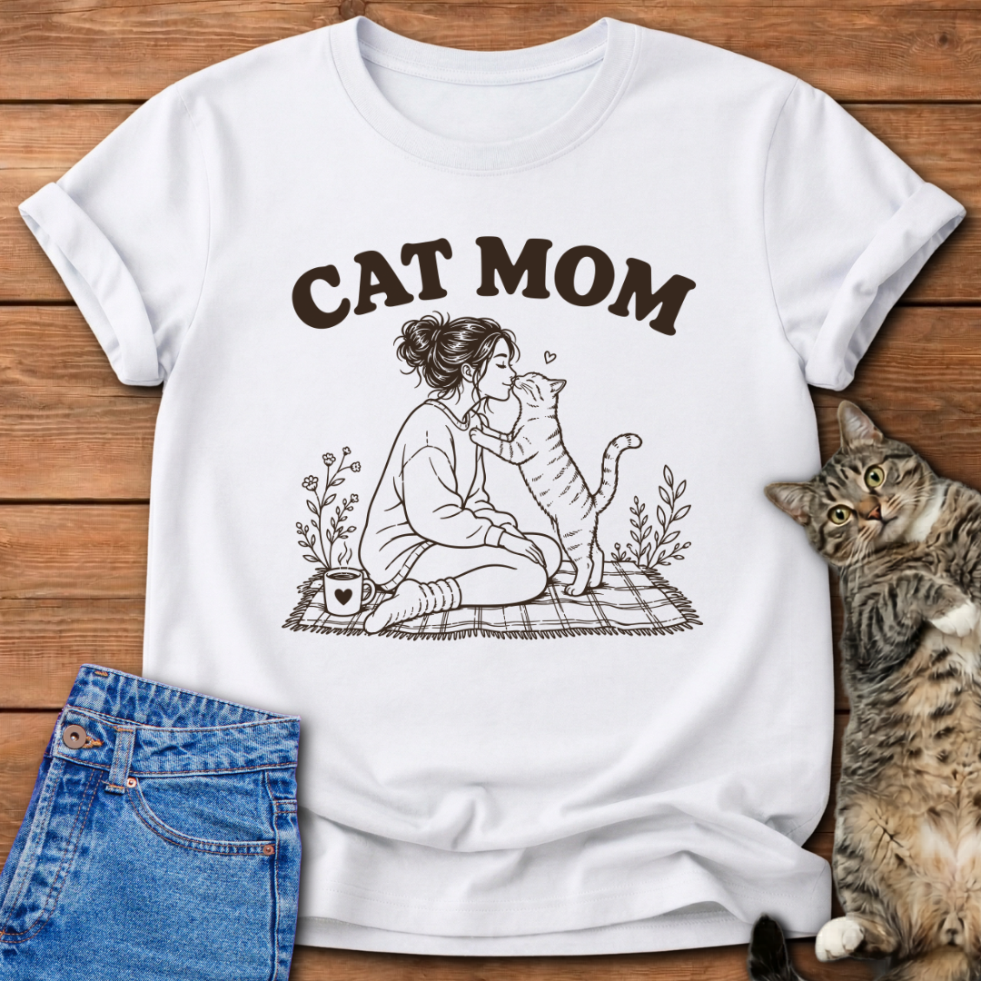 Cat Mom T-Shirt