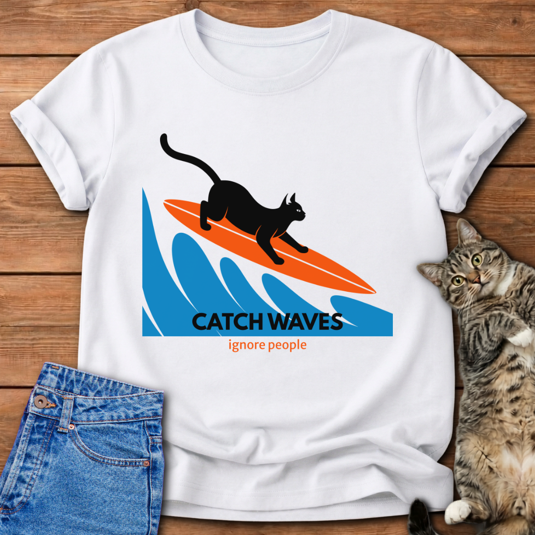 Surf Cat T-Shirt