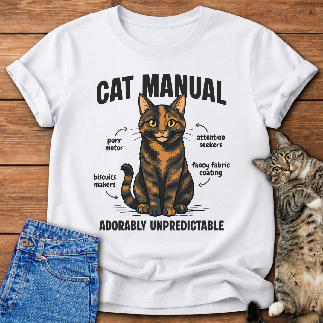 Tortie Cat Manual T-Shirt