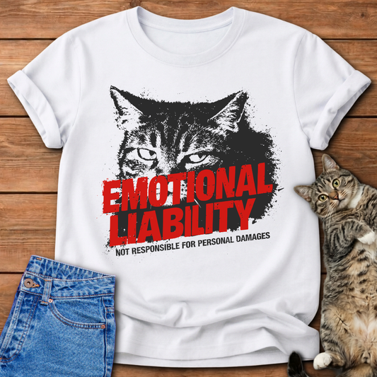 Emotional Liability Cat T-Shirt