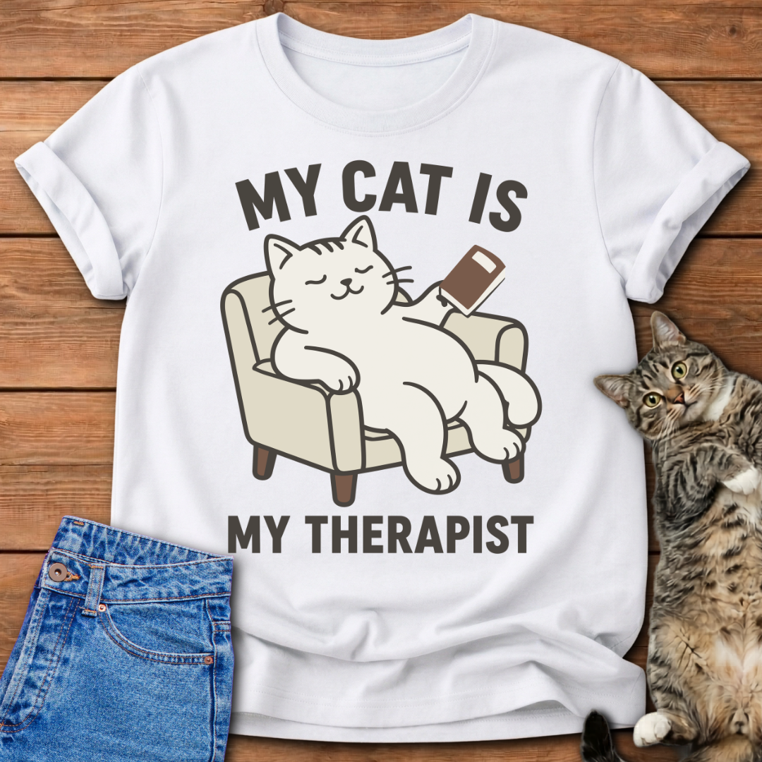 Cat Therapist T-Shirt