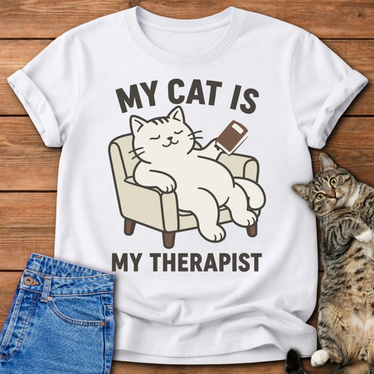 Cat Therapist T-Shirt